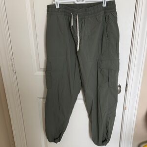 Vuori Olive Green Cargo Jogger Pants